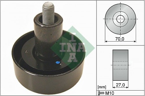 Geleide rol/omdraairol v-snaren INA