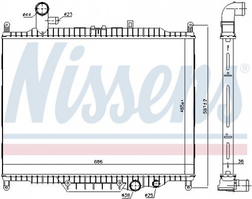Radiateur NISSENS