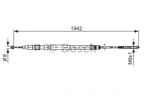 Handremkabel BOSCH