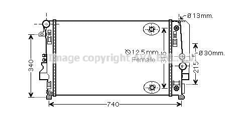 Radiateur AVA QUALITY COOLING