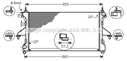 Radiateur AVA QUALITY COOLING