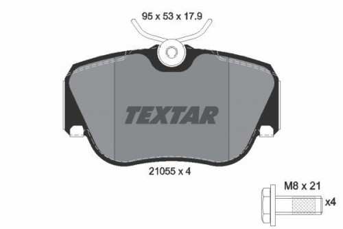 Remblokken set TEXTAR