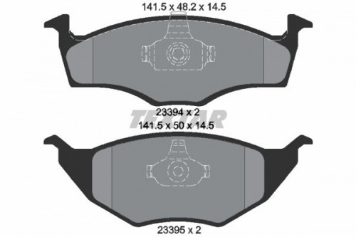 Remblokken set TEXTAR