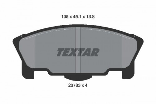 Remblokken set TEXTAR