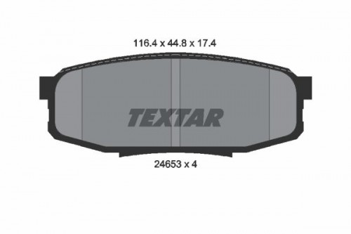 Remblokken set TEXTAR