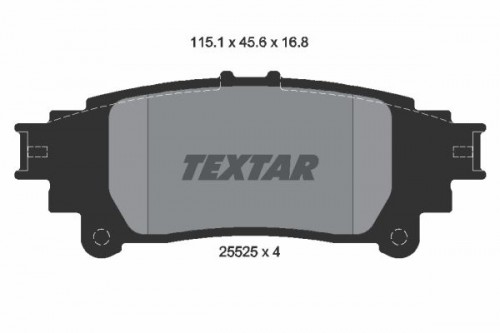 Remblokken set TEXTAR