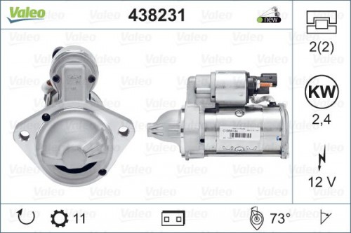 Startmotor / Starter VALEO