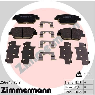 Remblokken set ZIMMERMANN