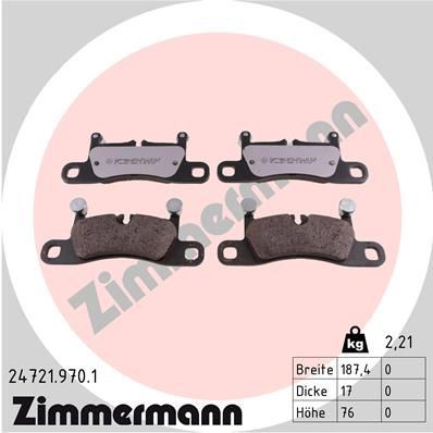 Remblokken set ZIMMERMANN