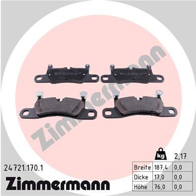 Remblokken set ZIMMERMANN