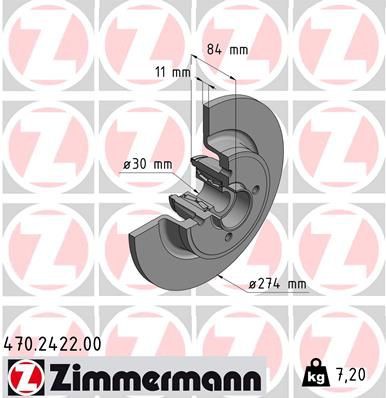 Remschijf ZIMMERMANN