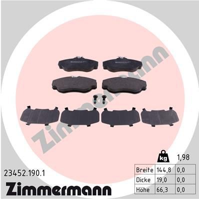 Remblokken set ZIMMERMANN