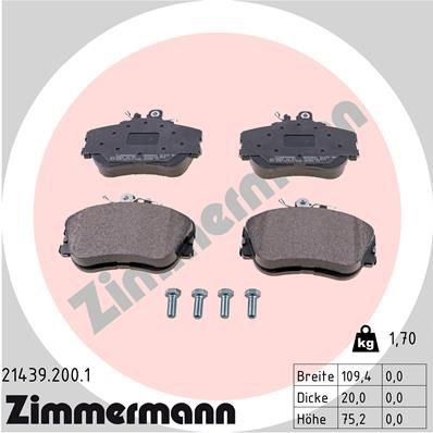 Remblokken set ZIMMERMANN