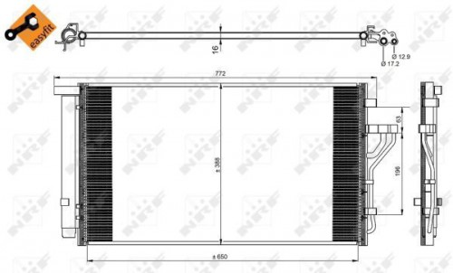 Condensor, airconditioning NRF