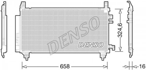 Condensor, airconditioning DENSO