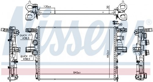 Radiateur NISSENS
