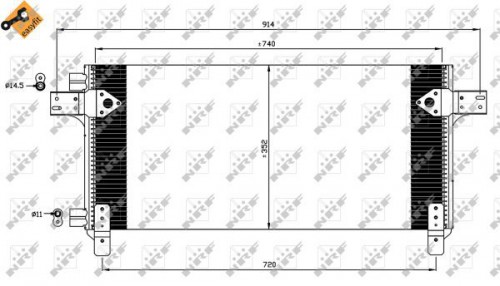 Condensor, airconditioning NRF