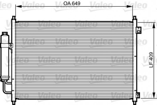 Condensor, airconditioning VALEO