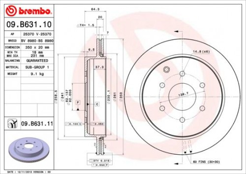 Remschijf BREMBO