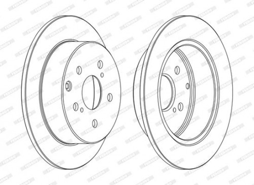 Remschijf FERODO