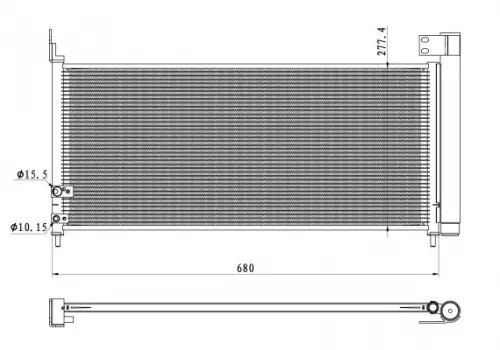 Condensor, airconditioning NRF